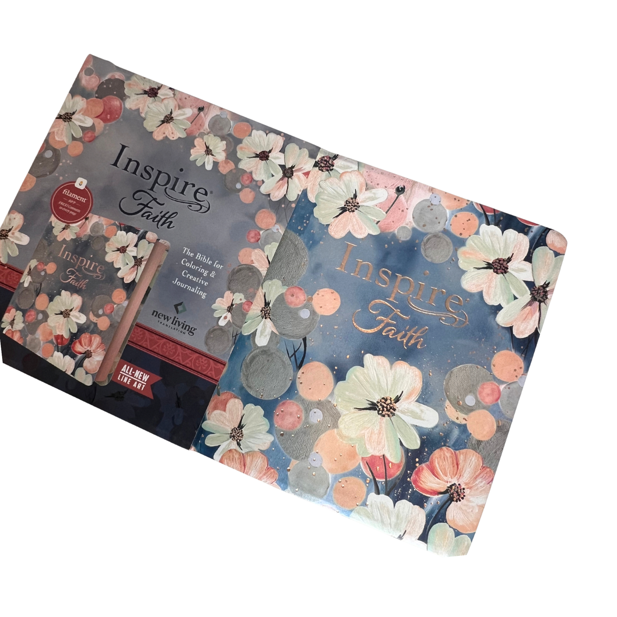 Inspire FAITH Bible NLT, LeatherLike