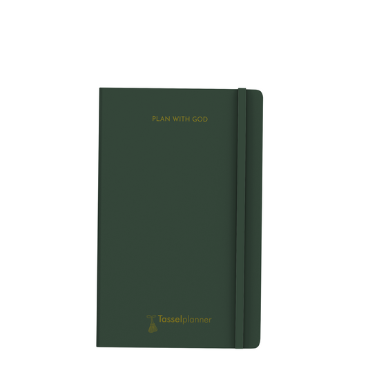 Undated Daily Planner - Forest Green