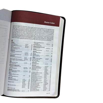 NLT Life Application Study Bible, 3rd Edition, LeatherLike