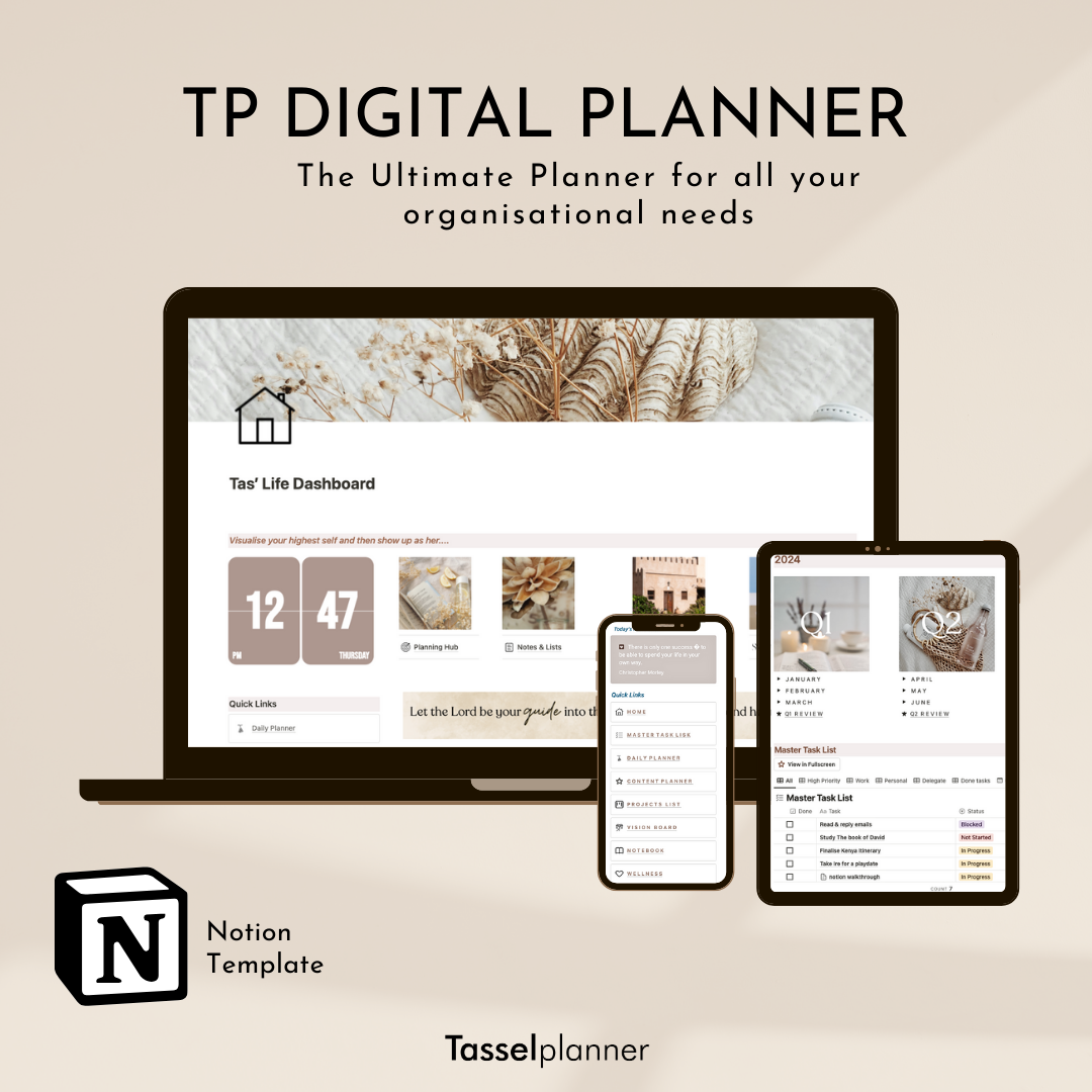 TP Digital Planner β Tassel Planner