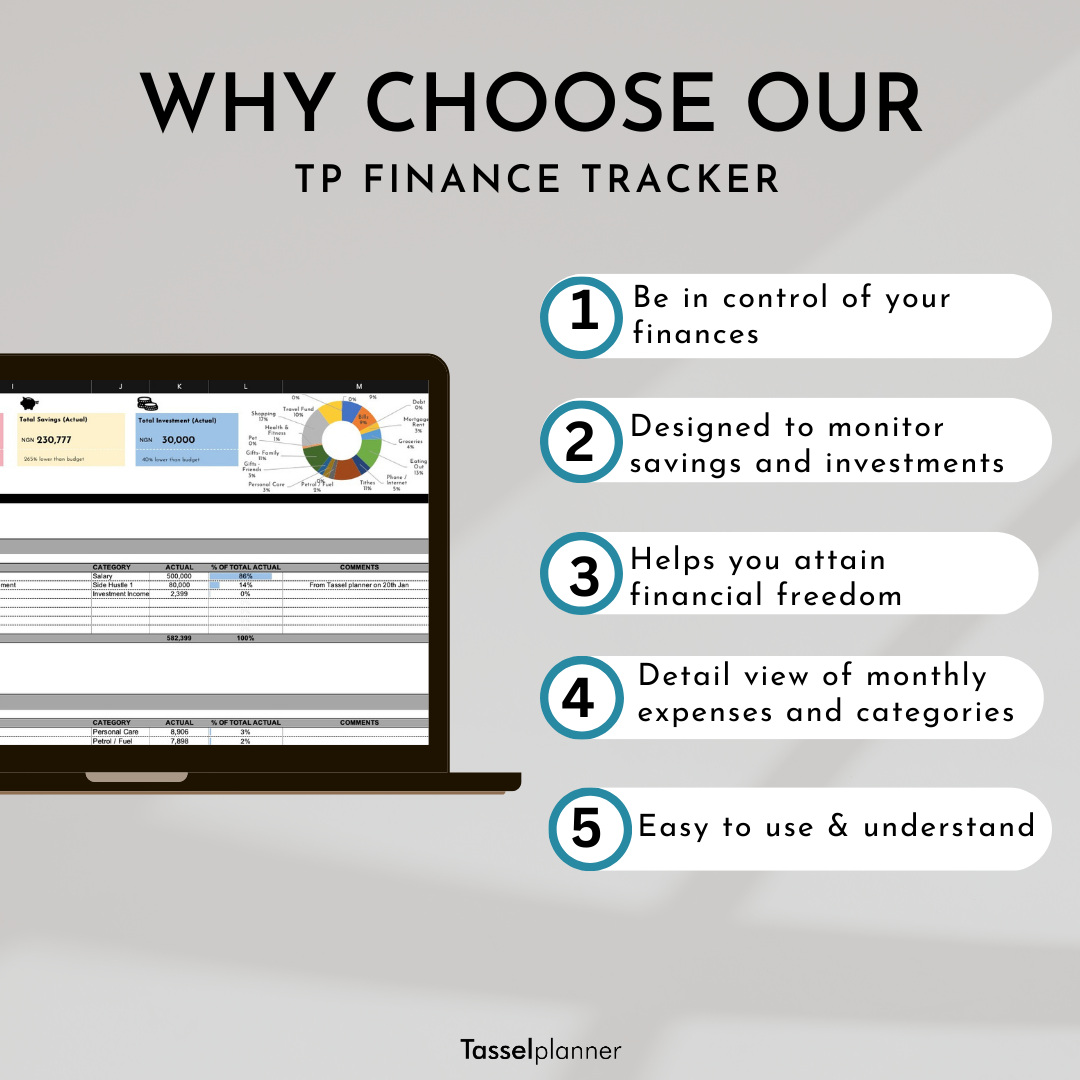 TP Finance Tracker Minimal Theme