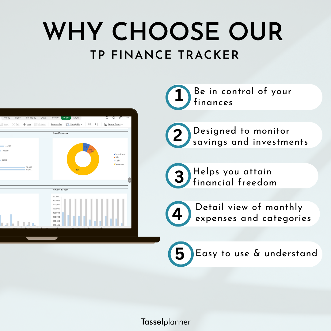 TP Finance Tracker Tas Theme – Tassel Planner