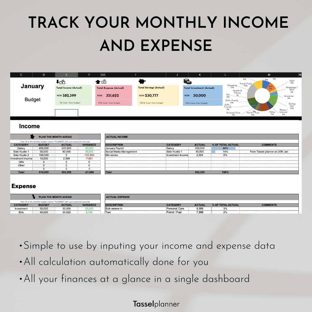 Tp Tracker File Types TP Finance Tracker Minimal Theme – Tassel Planner