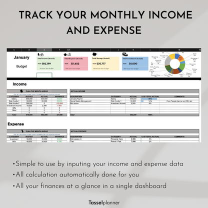 TP Finance Tracker Minimal Theme