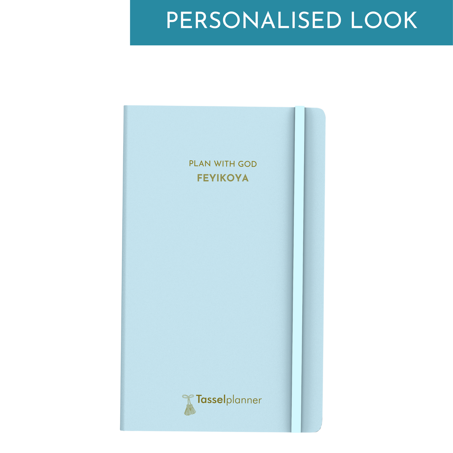 Undated Daily Planner - Pastel Blue