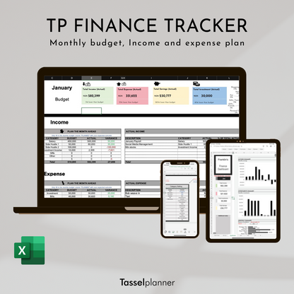 TP Finance Tracker Minimal Theme