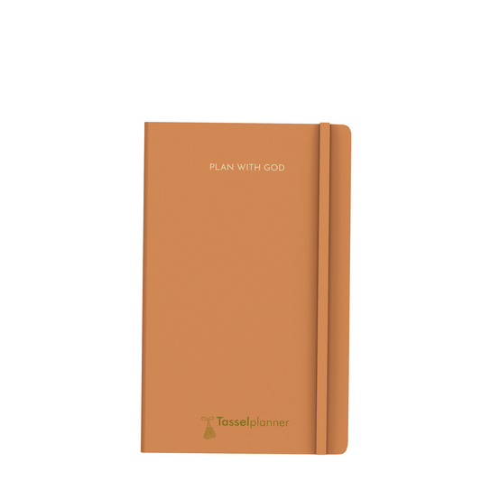 Undated Daily Planner - Camel Brown