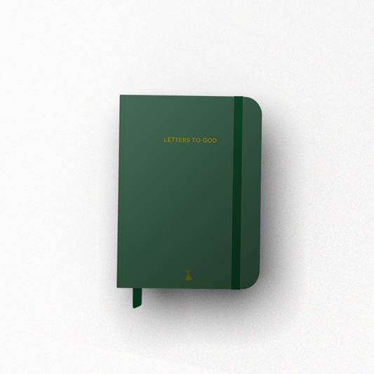 "Letters To God" Prayer Journal - Forest Green