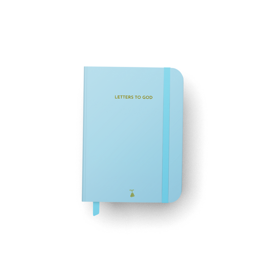 "Letters To God" Prayer Journal - Pastel Blue